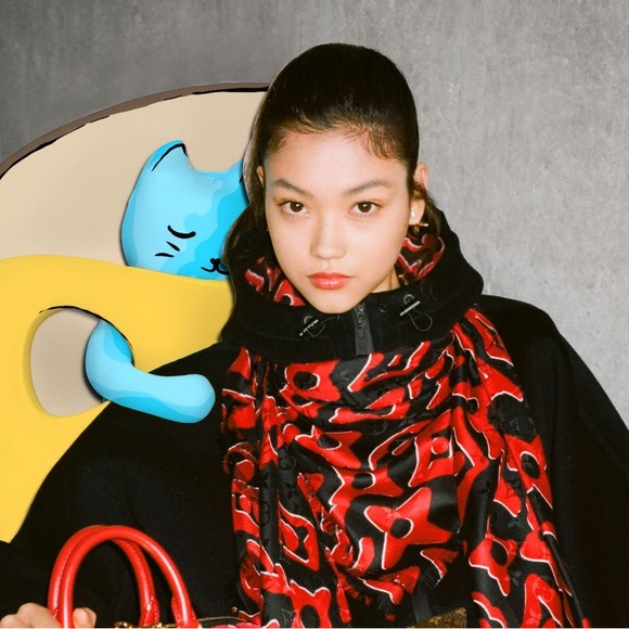 Louis Vuitton x URS Fischer scarf/shawl with box new never used. - Picture 6 of 8